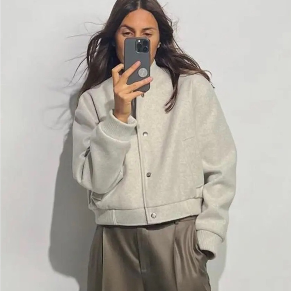 Zara Soft Bomber Jacket